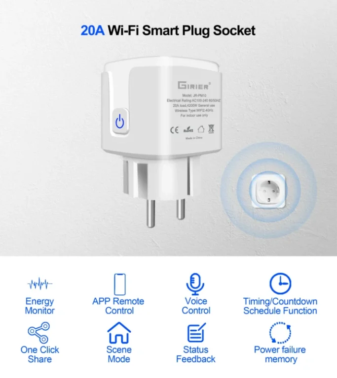 Wifi Smart Plug 20A
